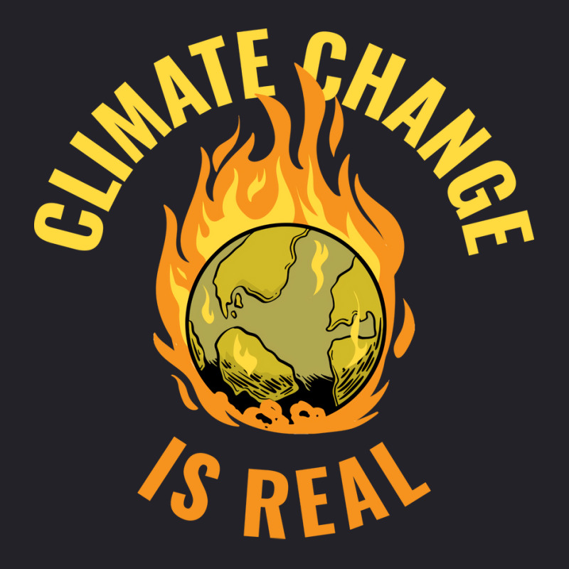 Climate Change Is Real Funny Global Warming Gift S Unisex Sherpa-lined Denim Jacket | Artistshot