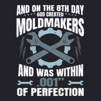 On The 8th Day God Created Moldmaker Machinist Hip Unisex Sherpa-lined Denim Jacket | Artistshot