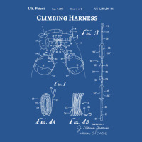 Climbing Harness Patent Rock Climbing Patent Rock T-shirt | Artistshot