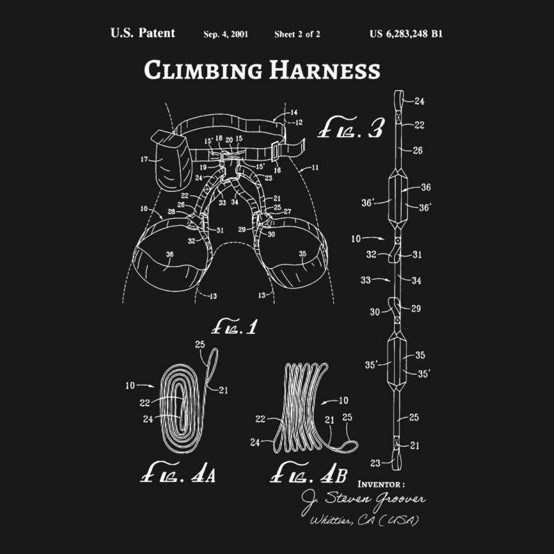 Climbing Harness Patent Rock Climbing Patent Rock Flannel Shirt | Artistshot