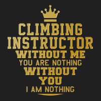 Climbing Instructor Perfect Present For Mother Dad Drawstring Bags | Artistshot