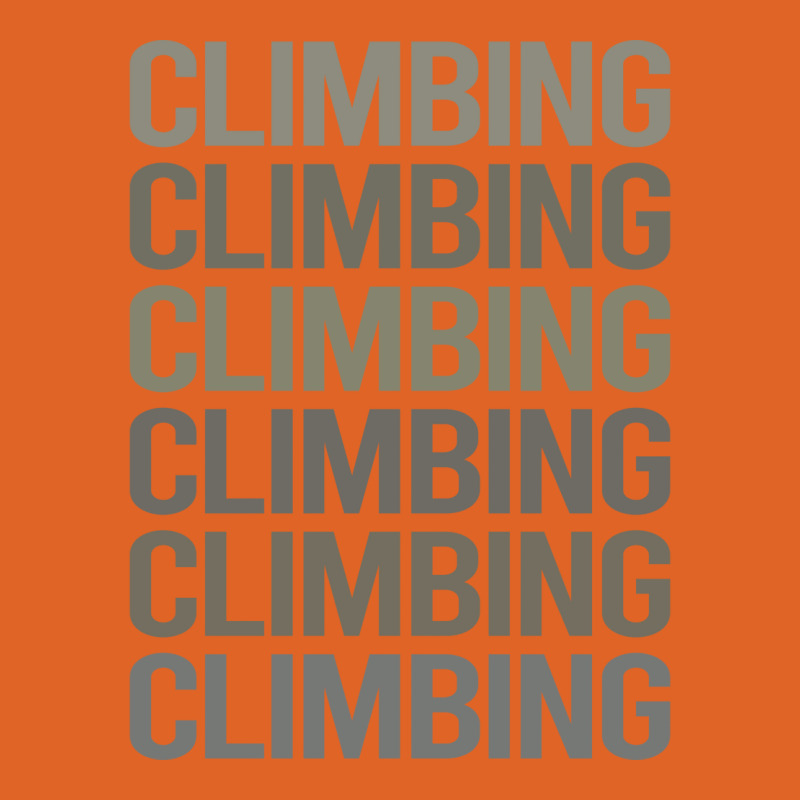 Gray Text Art Climbing Climb Climber Vintage Unisex Hoodie | Artistshot