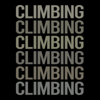 Gray Text Art Climbing Climb Climber Vintage Lightweight Hoodie | Artistshot