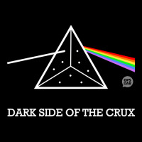 Dark Side Of The Crux Red V-neck Tee | Artistshot