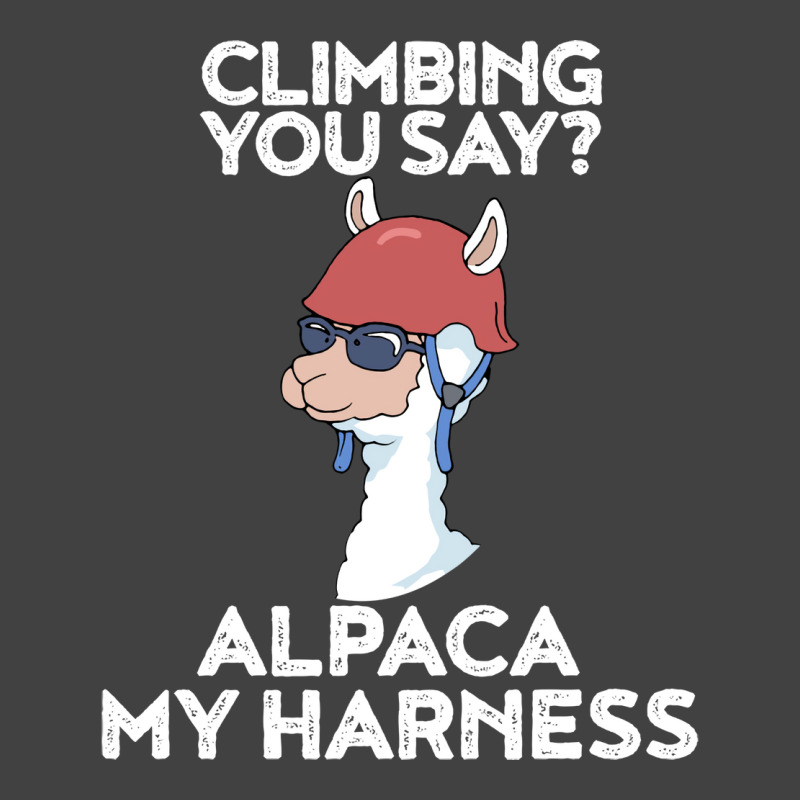 Climbing Alpaca My Harness Funny Sport Gift Boy Vintage T-shirt | Artistshot