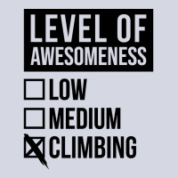 Funny Level Of Awesomeness Low Climb Climber Climb Fleece Short | Artistshot