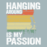 Hanging Around Is My Passion Funny Climbing Hippie Unisex Sherpa-lined Denim Jacket | Artistshot