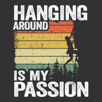 Hanging Around Is My Passion Funny Climbing Hippie Vintage Short | Artistshot