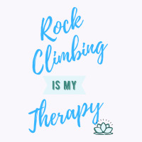 Rock Climbing Is My Therapy Cool Tank Top | Artistshot