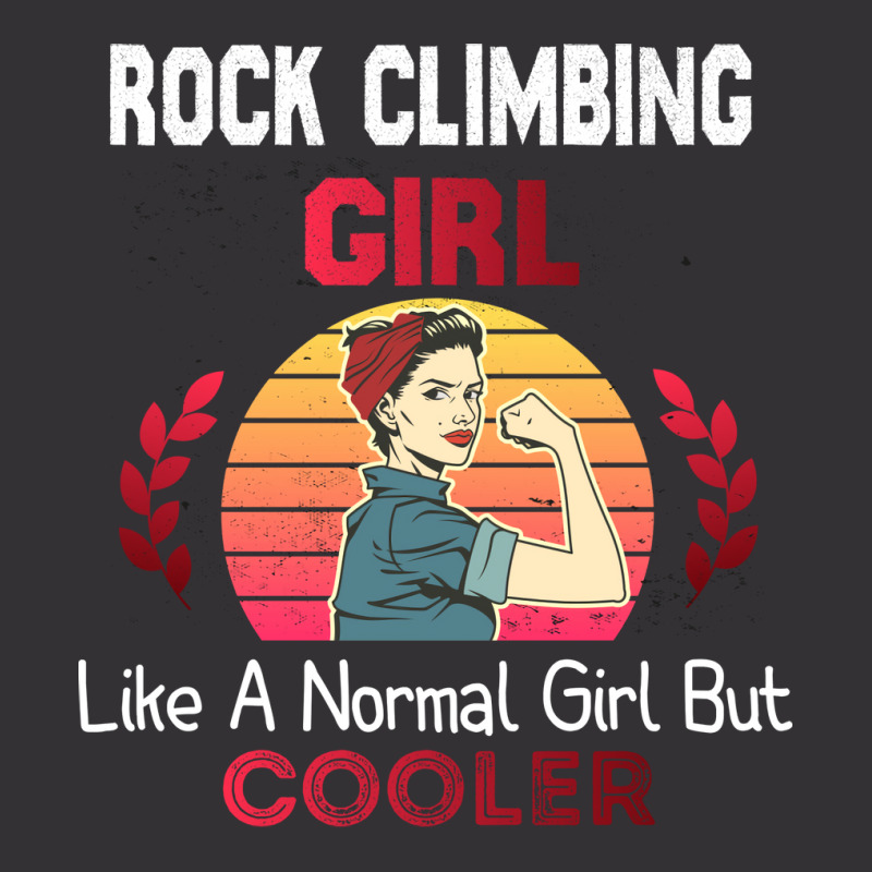 Rock Climbing Girl Like A Normal Girl But Cooler R Vintage Short | Artistshot