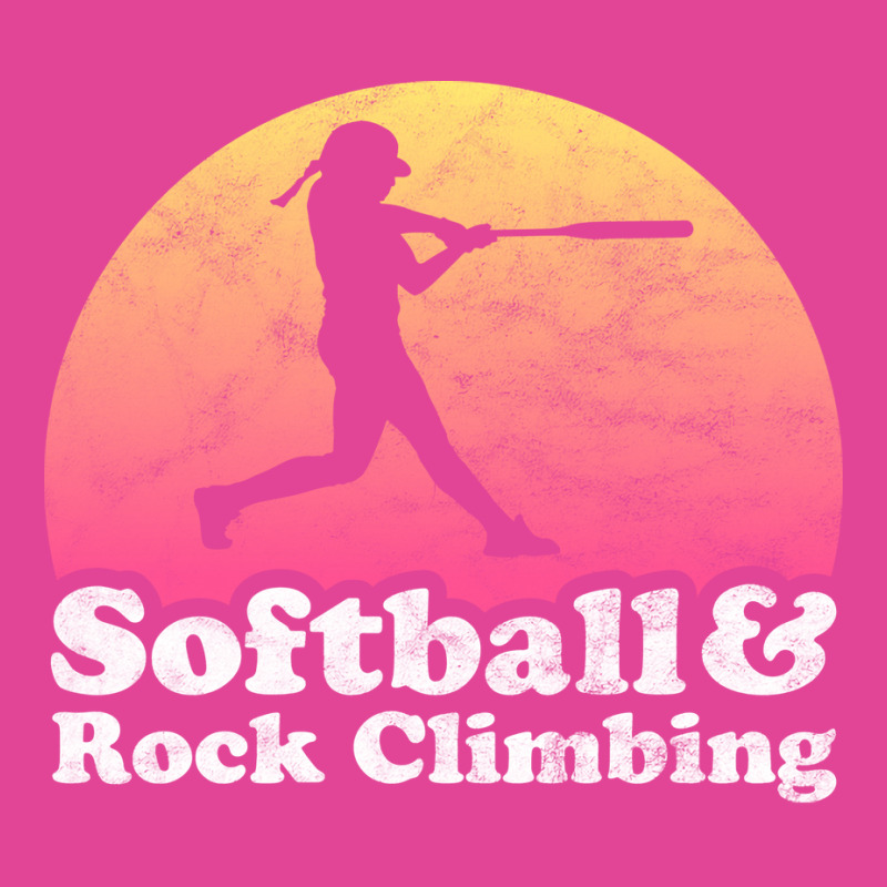 Softball And Rock Climbing Gift For Softball Playe T-shirt | Artistshot