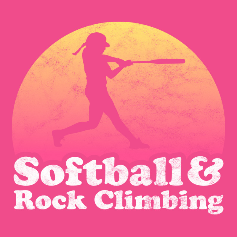 Softball And Rock Climbing Gift For Softball Playe Crewneck Sweatshirt | Artistshot