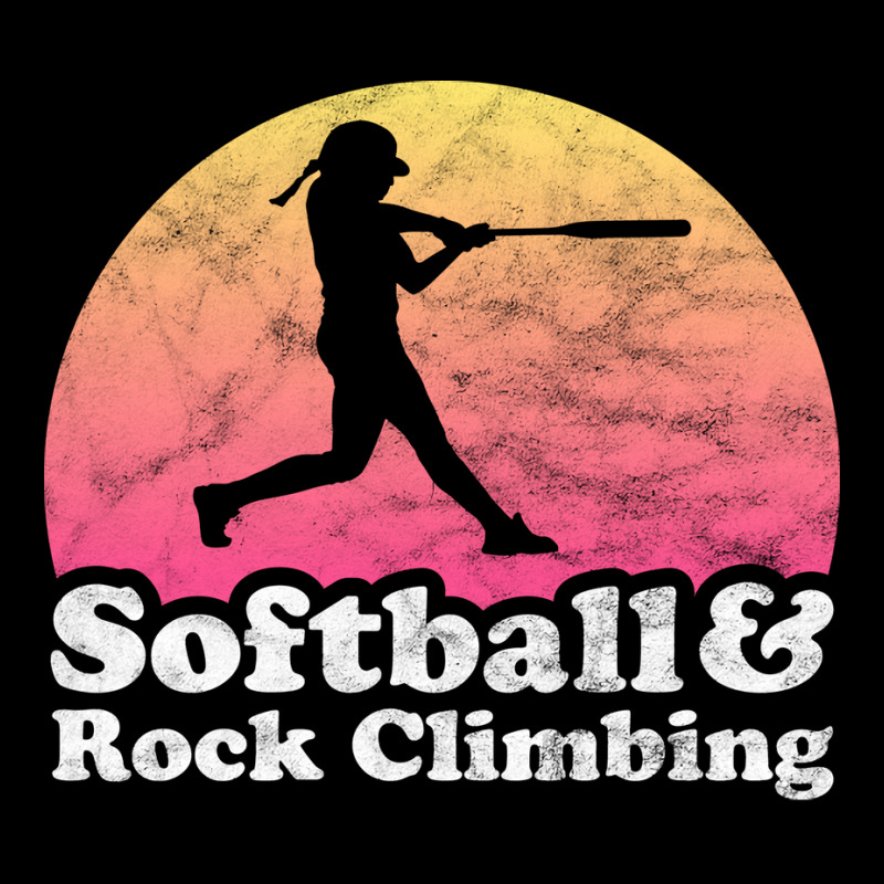 Softball And Rock Climbing Gift For Softball Playe Men's Long Sleeve Pajama Set | Artistshot