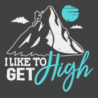 Mountain Climbing Hiking Tshirt I Like To Get High Vintage T-shirt | Artistshot