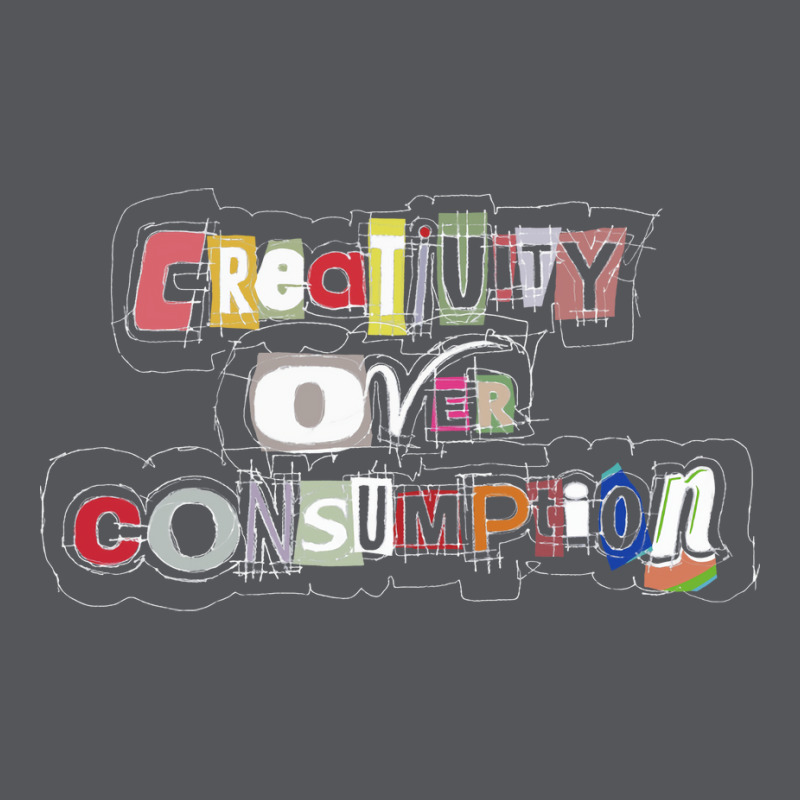 Creativity Over Consumption 70s Ladies Fitted T-Shirt by toribabeazx | Artistshot