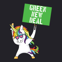 Green New Deal Unicorn Activist Socialist Equity C Unisex Sherpa-lined Denim Jacket | Artistshot