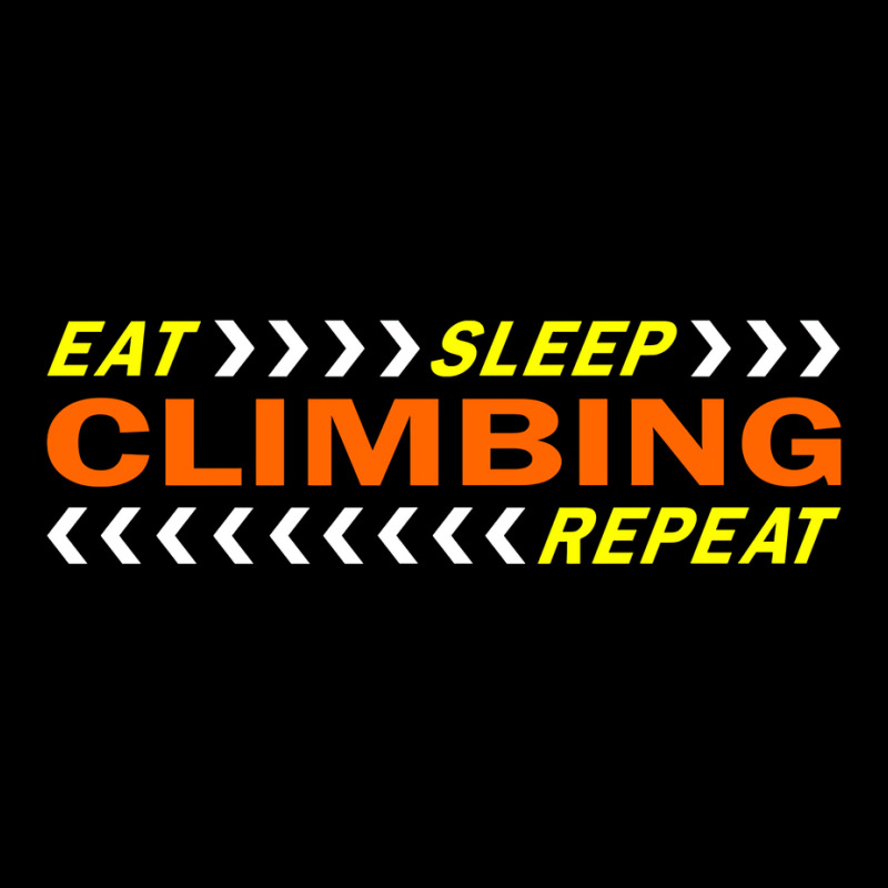 Eat Sleep Climbing Repeat T Shirt Summer Hipster Men's Long Sleeve Pajama Set | Artistshot