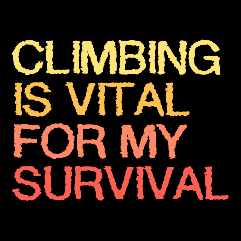 Climbing Is Vital For My Survival Blue Zipper Hoodie | Artistshot