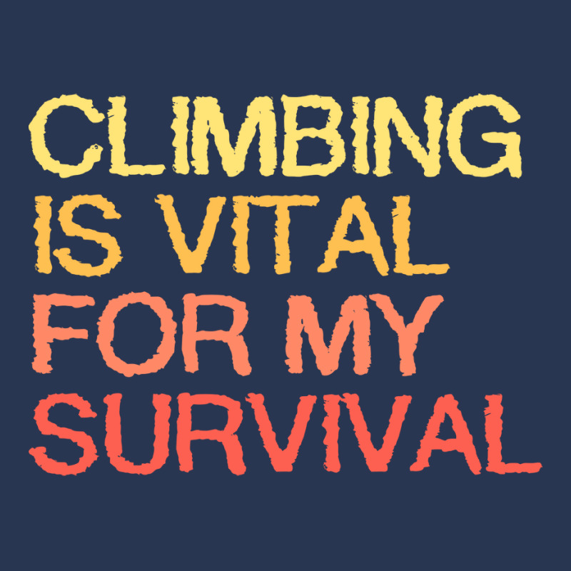 Climbing Is Vital For My Survival Blue Men Denim Jacket | Artistshot