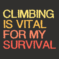 Climbing Is Vital For My Survival Blue Champion Hoodie | Artistshot