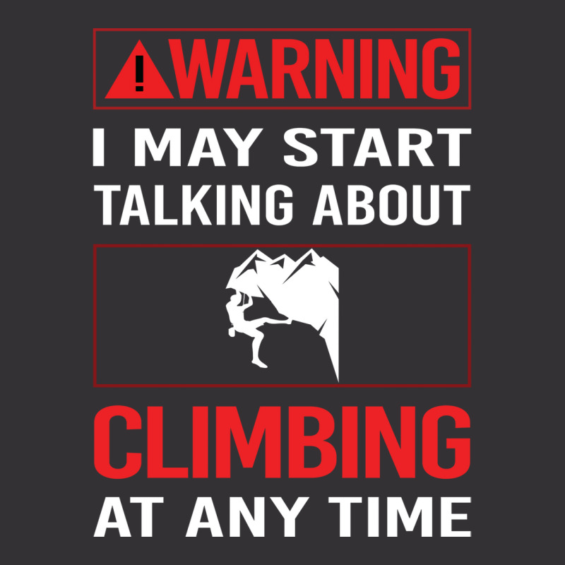 Red Warning Climbing Climb Climber 70s Vintage Hoodie | Artistshot