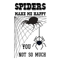 Spiders Make Me Happy You Not So Much Funny Arachn Men's Long Sleeve Pajama Set | Artistshot