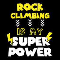 Rock Climbing Is My Super Power Funny Quote Gift F Men's 3/4 Sleeve Pajama Set | Artistshot