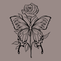 Soft Grunge Rose Butterfly Fairycore Aesthetic Lov Vintage T-shirt | Artistshot