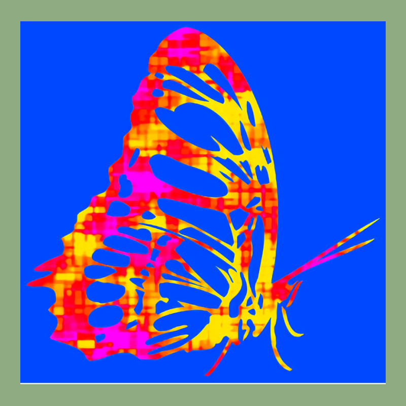 Butterfly Funny Aesthetic Metal Print Square | Artistshot