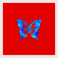 Butterfly Nature Red Pocket T-shirt | Artistshot