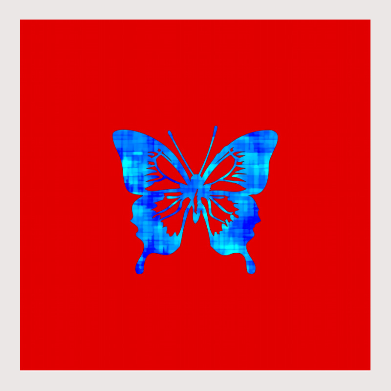 Butterfly Nature Red Pocket T-shirt | Artistshot