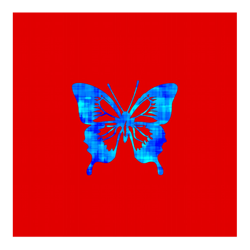 Butterfly Nature Red V-neck Tee | Artistshot