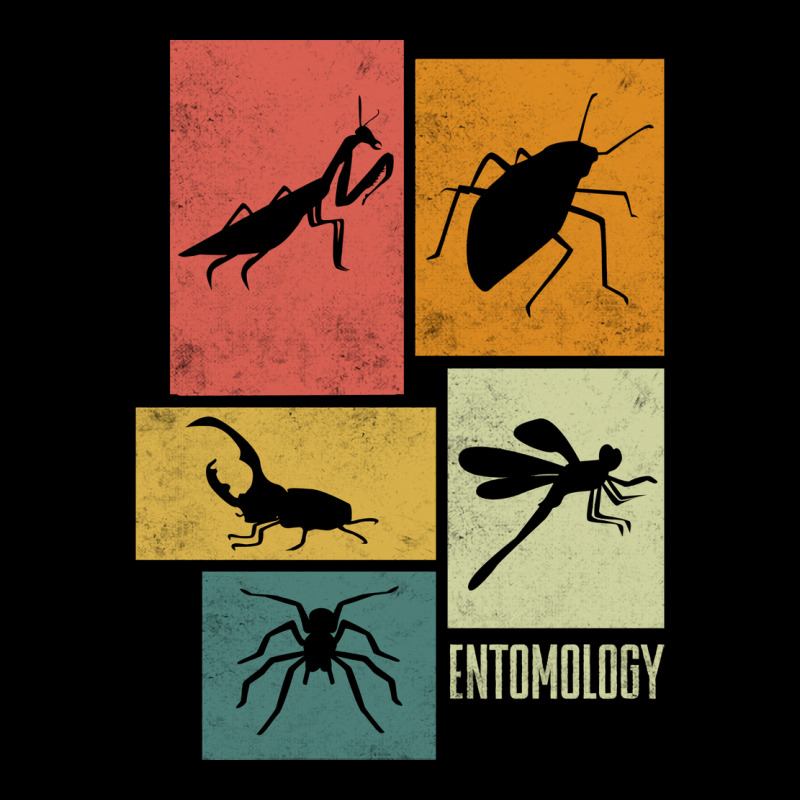 Entomology Entomologist Insects Silhouettes Blue Zipper Hoodie | Artistshot