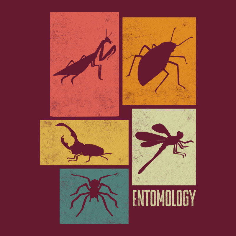 Entomology Entomologist Insects Silhouettes Blue Classic T-shirt | Artistshot