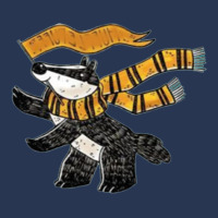 Badger In Scarf For Wizards Ladies Denim Jacket | Artistshot