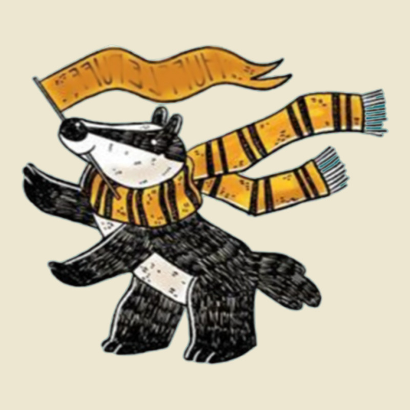 Badger In Scarf For Wizards Cropped Hoodie by jipppuranie | Artistshot