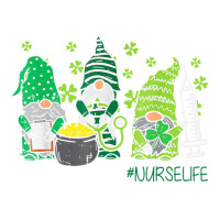 Nurse Life Gnomes Irish St Patricks Day Shamrock F Crewneck Sweatshirt | Artistshot