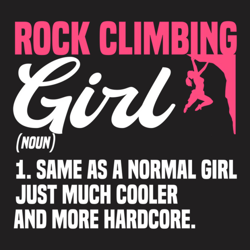 Bouldering Girls Climber Boulderer Artificial Rock T-shirt | Artistshot