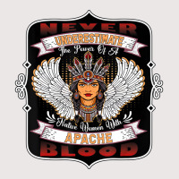 Never Underestimate A Native Woman With Apache Blo Pocket T-shirt | Artistshot