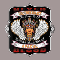 Never Underestimate A Native Woman With Apache Blo Vintage Hoodie | Artistshot