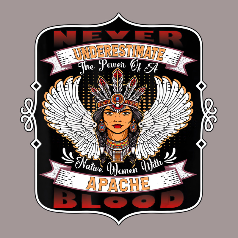 Never Underestimate A Native Woman With Apache Blo Vintage Hoodie | Artistshot