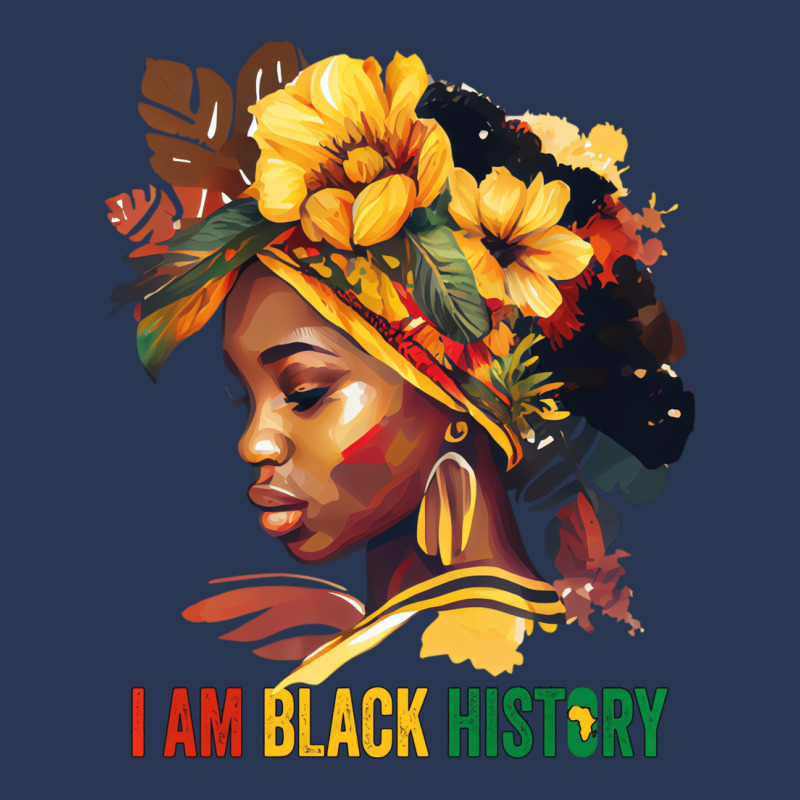 I Am Black History Women Girls Black Queen Month H Men Denim Jacket | Artistshot