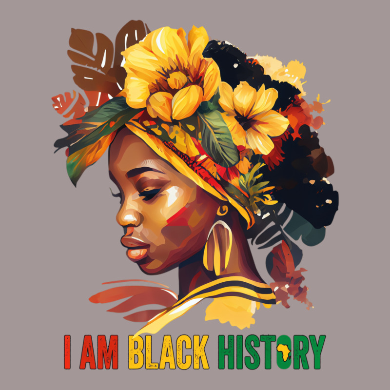 I Am Black History Women Girls Black Queen Month H Vintage Hoodie | Artistshot