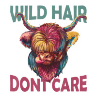 Cowgirl Wild Hair Dont Care Scottish Highland Cows V-neck Tee | Artistshot