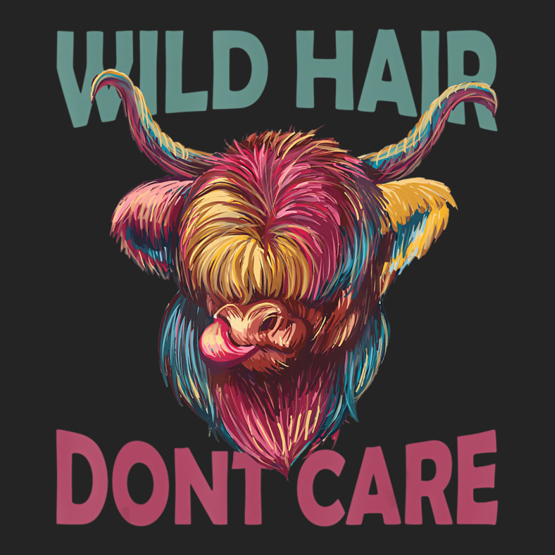 Cowgirl Wild Hair Dont Care Scottish Highland Cows 3/4 Sleeve Shirt | Artistshot