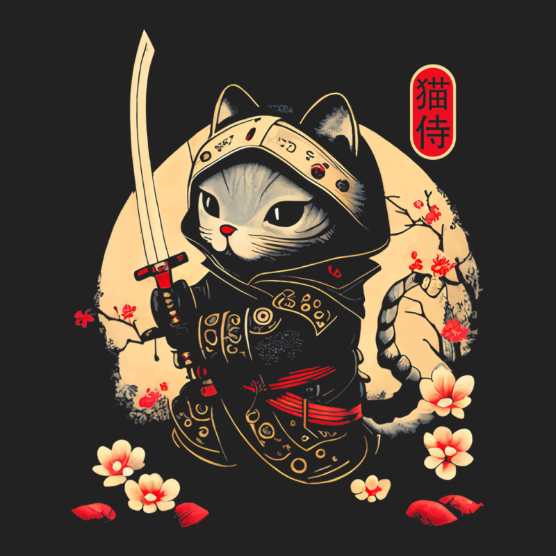 Japanese Samurai Cat Tattoo, Kawaii Ninja Cat T Sh Backpack | Artistshot