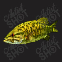 Smalmouth Bass Fish Illustrations T-shirt | Artistshot