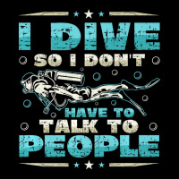 I Dive So I DonÂ´t Have To Talk To People Diver Zipper Hoodie | Artistshot