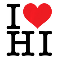 I Love Hi Hawaii Heart Lover Resident State Pride 3/4 Sleeve Shirt | Artistshot