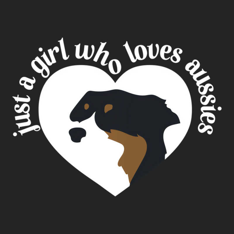 Just A Girl Who Loves Aussies Australian Shepherd 3/4 Sleeve Shirt by tahon | Artistshot